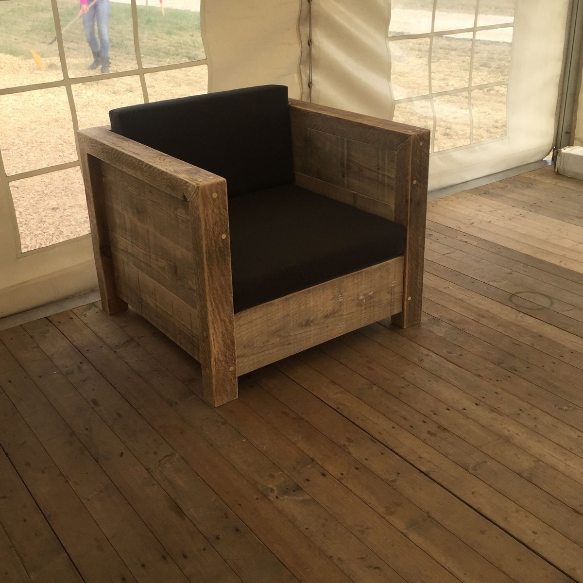 Lounge Sessel, Kantholzrahmen - Gastronomie