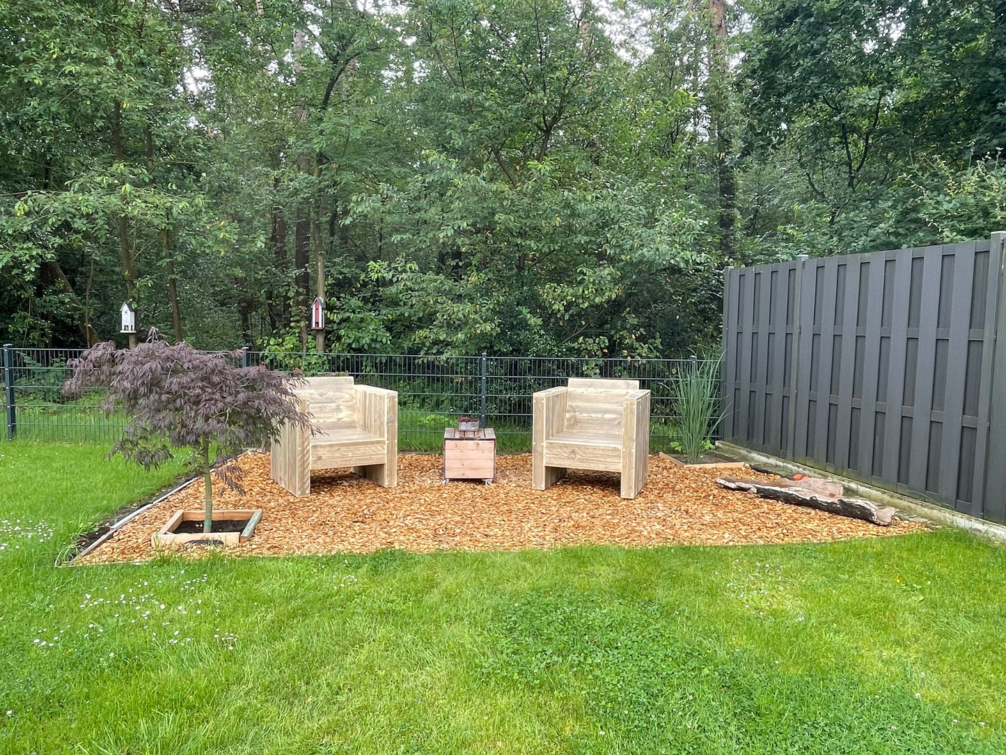 Lounge Sessel, Kubenform