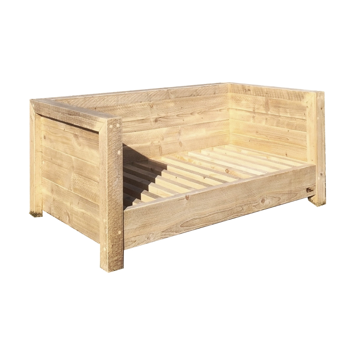 Lounge Sofa, Kantholzrahmen