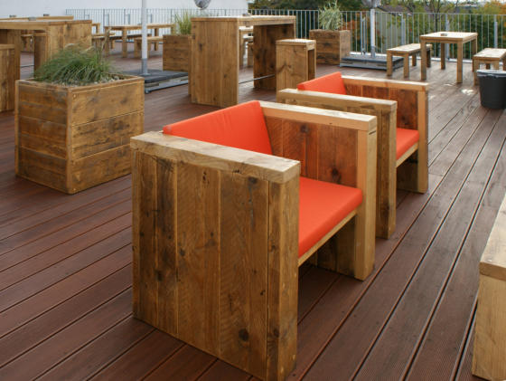 Lounge Sessel, Kubenform
