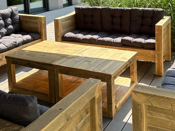 Lounge Sofa, Kantholzrahmen - Gastronomie