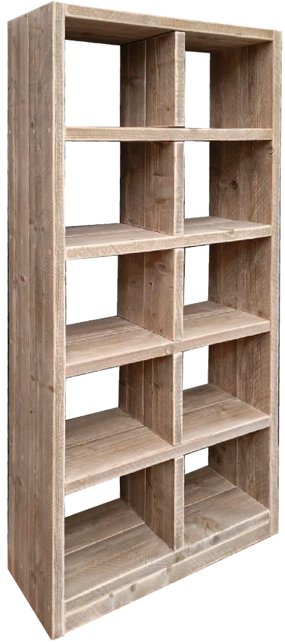 Bauholz Regal, Quadrat